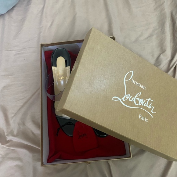 Christian Louboutin heels “Just nothing “ size 40 worn 1 time - Picture 3 of 4